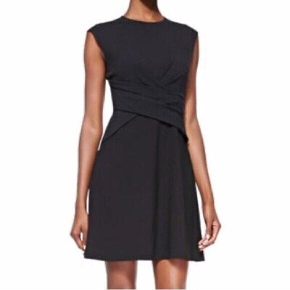 Rebecca Taylor Ruched Front Fit & Flare Dress (c)